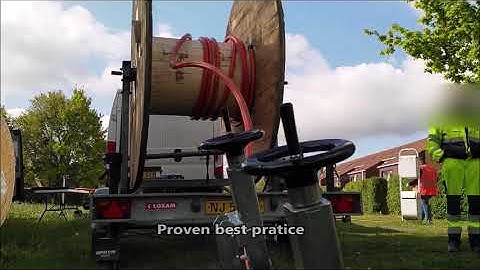 Release tension and overlength from your multiduct: Use Re flatter.