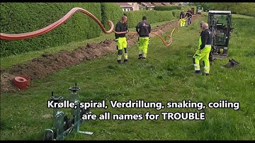 Release tension and overlength from your multiduct: Use Re flatter.