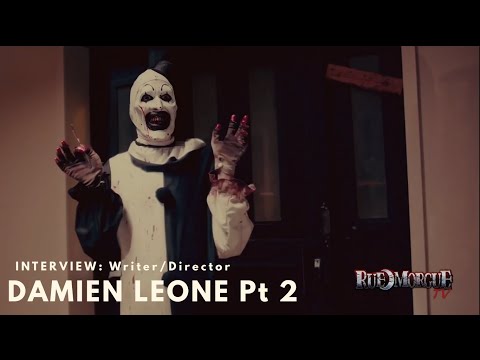 Andrea chats with TERRIFIER 2 writer/director DAMIEN LEONE Part 2 | RUE MORGUE TV