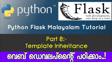 Python Flask Malayalam Tutorial | Template Inheritance | PART-8