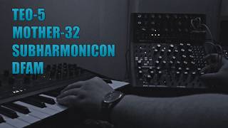 Late Night Ambient Improvisation | TEO-5, Mother-32, Subharmonicon, DFAM