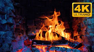 Asmr Fireplace Ambience 🔥 Burning Fireplace 4K & Crackling Fire Sounds 3 Hours 🔥 Relaxing Fireplace