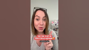 Free Tool To Spy On Competitor Ads #CompetitorAnalysis #PPC #googleads