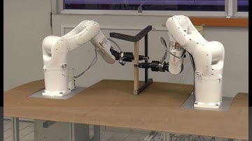 Closed-chain manipulation of large objects by multi-arm robotic systems