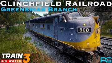 Train Sim World 3 - Clinchfield Railroad - Greenbriar Branch Scenario