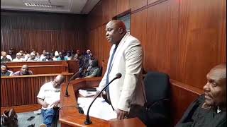 Investigator Kheshi Mabunda testifying on bail application of the 8 accused in insurance killings.