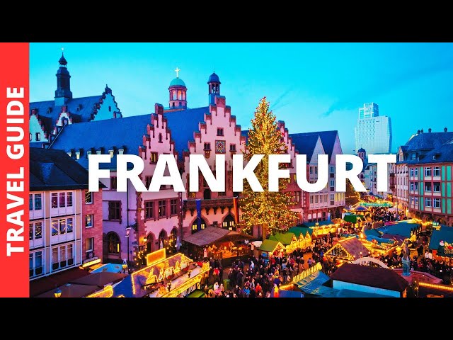 Travel vlog - Frankfurt Germany Travel Guide: 22 BEST Things To Do In Frankfurt