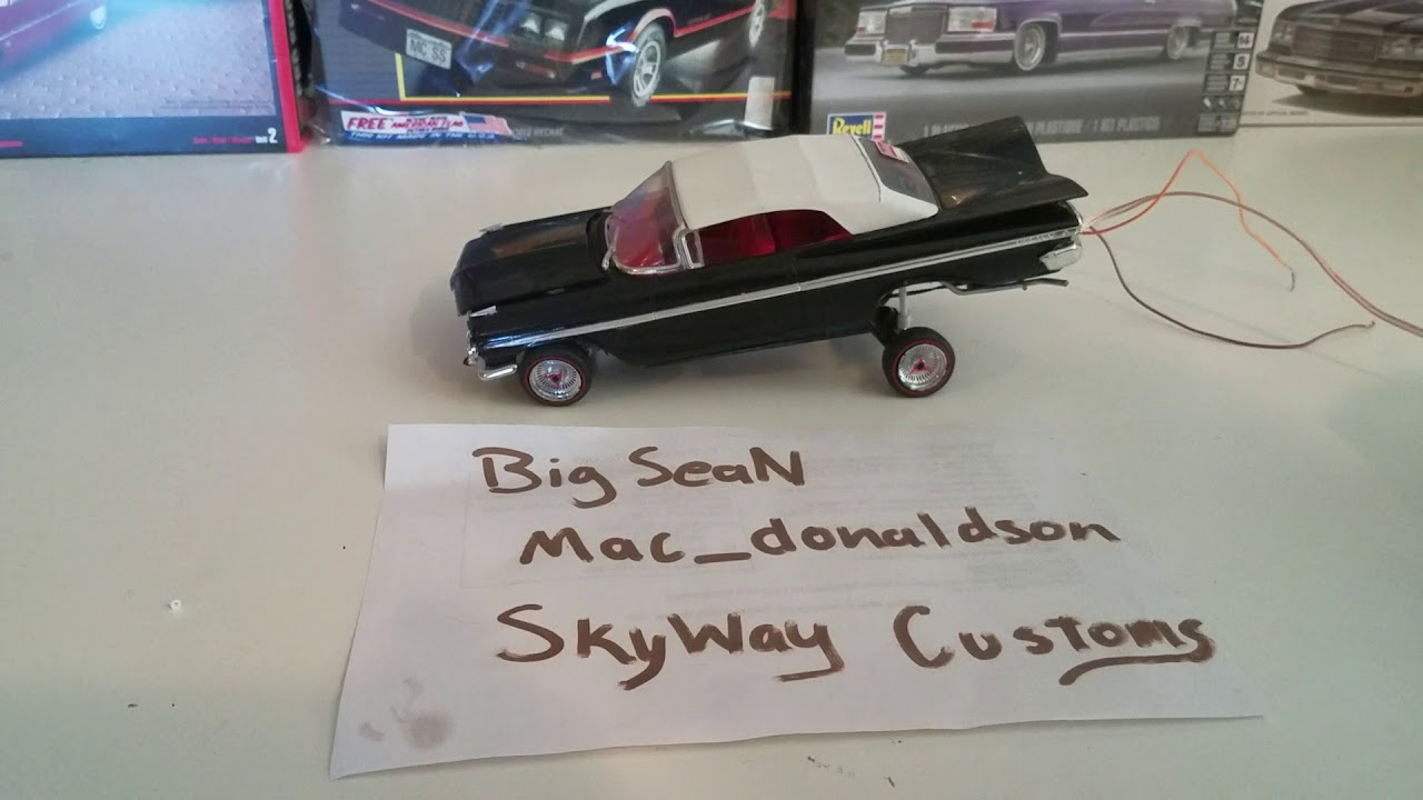 '59 Impala "Batman" model car Hydraulics Hopper for sale YouTube