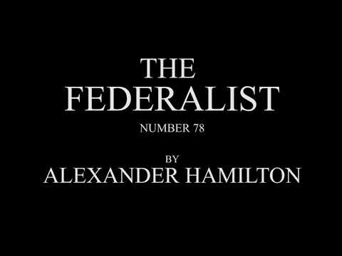 Video: Apakah yang dimaksudkan dengan federalist 78?