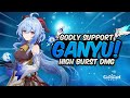 BEST CRYO SUPPORT! Ganyu Burst Support Guide (Sub-DPS) - Full Build & Showcase | Genshin Impact