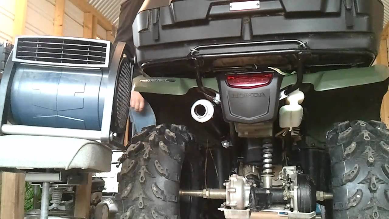 09 Honda Rancher 420 HMF - YouTube