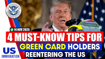 4 Must-Know Tips for Green Card Holders Reentering the US | US Immigration News