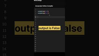 Why [] == [] and [] === [] Are False in JavaScript | Array Comparison Explained