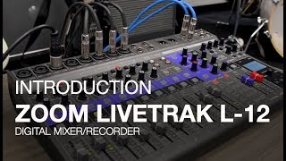 Zoom LiveTrak L-12 digitale mixer Recorder video