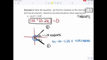 Solving Trig Equations 3