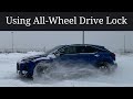 How an All Wheel Drive Lock system works for winter driving