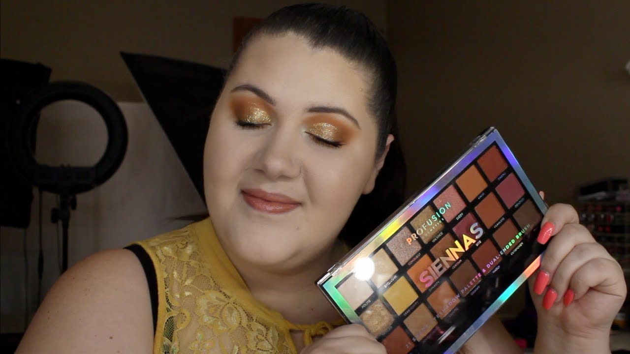 Everyday Golden Glam Tutorial | Profusion Siennas Palette