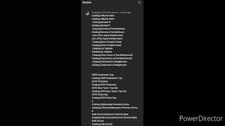 oh so you like roblox? name every catalog item