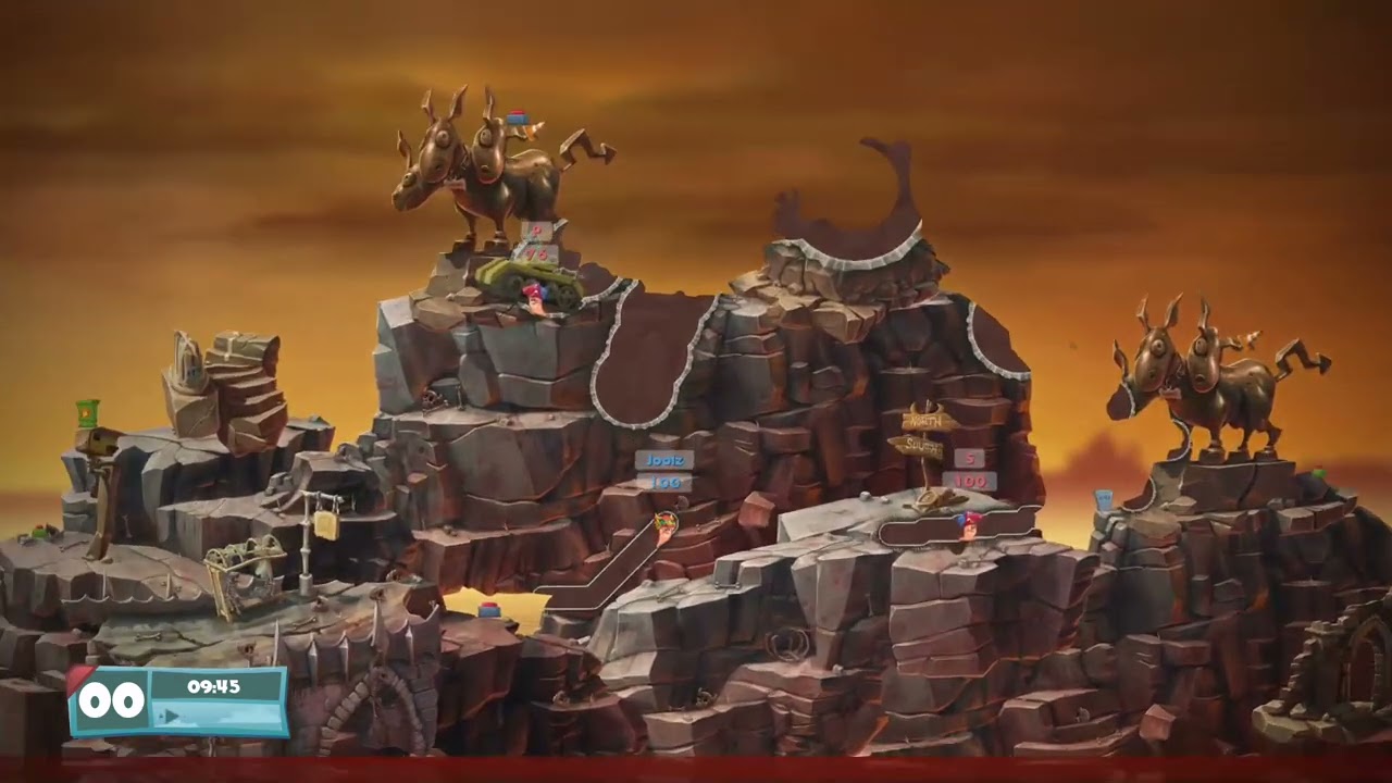 [XBox Series] vs lVlUDEYE. Deadly tri-bunker holes 🕳️🕳️🕳️  | Worms WMD ranked match