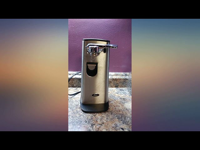 Oster FPSTCN1300 Electric Can Opener, Stainless Steel review 