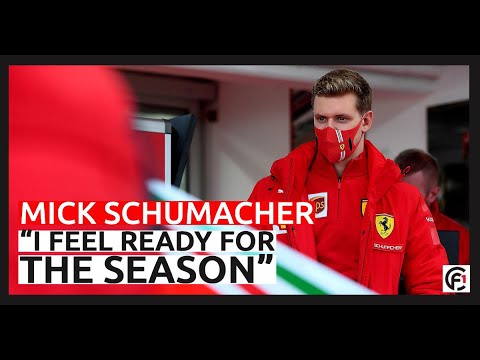 Mick Schumacher Interview after his Ferrari-Test in Fiorano
