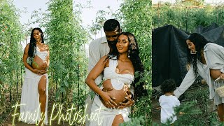 VLOG: 38 Weeks Pregnant Family Photoshoot