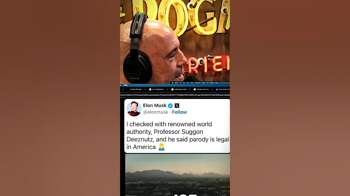 Joe Rogan reacts to Elon musk beef with Gavin newsom over AI Kamela Harris video .