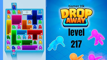 Drop Away level 217 very hard level Walkthrough Solution 