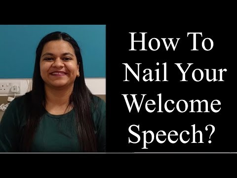Videó: Hogyan kezdjünk el egy köszöntő beszédet?