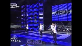 130810 MBLAQ - Smoky Girl - Mir falls down and members laugh @ Busan Sea Festival