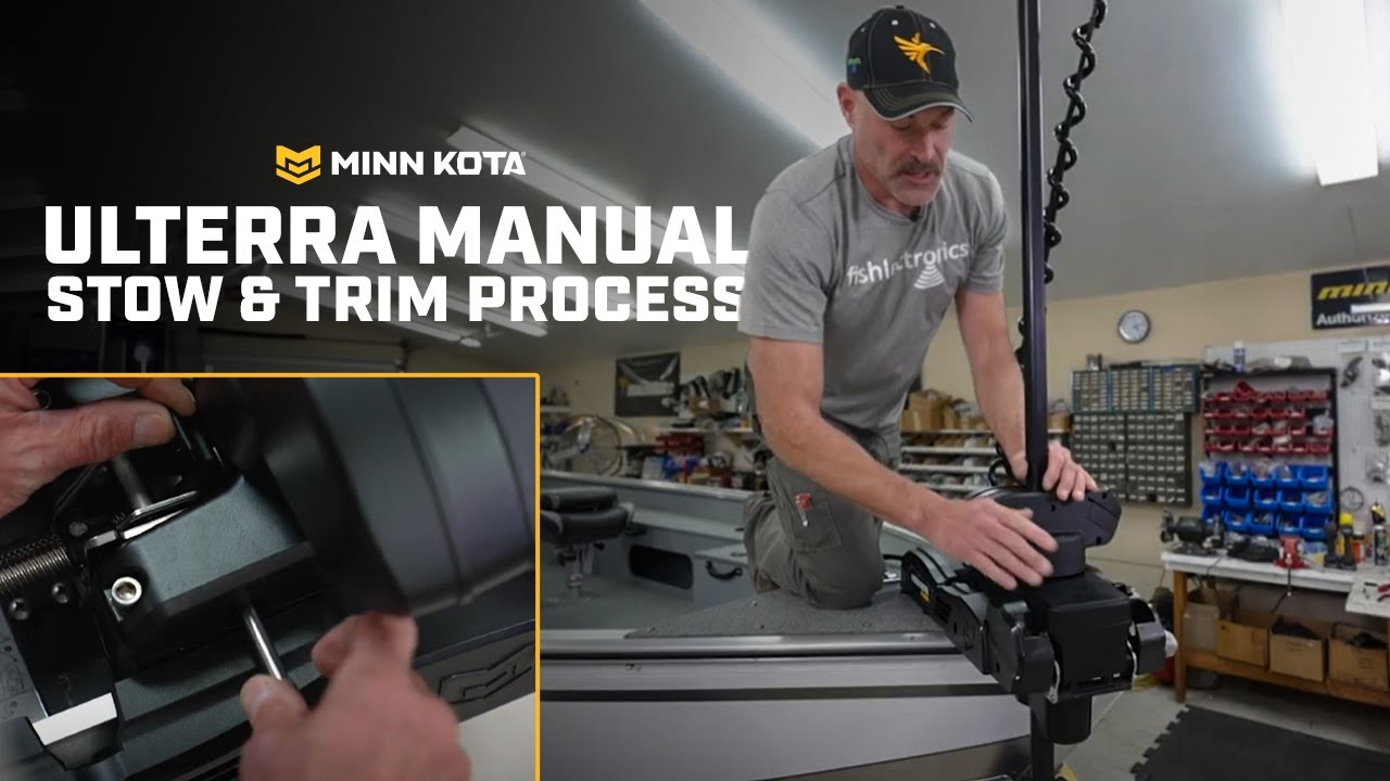 How to Manually Stow a Ulterra QUEST Trolling Motor [No Tools Needed]
