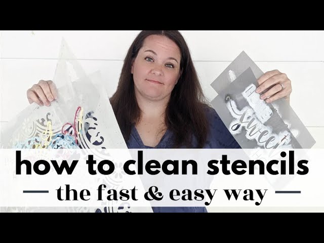 How to Stencil on Canvas - Compare 4 Methods - Creative Ramblings