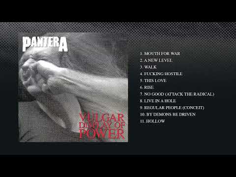 Pantera - Vulgar Display of Power (Full Album)