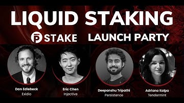 Persistence PSTAKE Launch Party - Liquid Staking for ATOM, XPRT and MORE