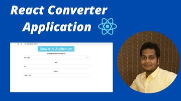 How To Build Converter Application With ReactJS | Full Tutorial