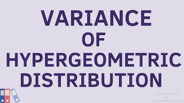 Standard Discrete Distributions/Hypergeometric Distribution/Variance of Hypergeometric Distribution