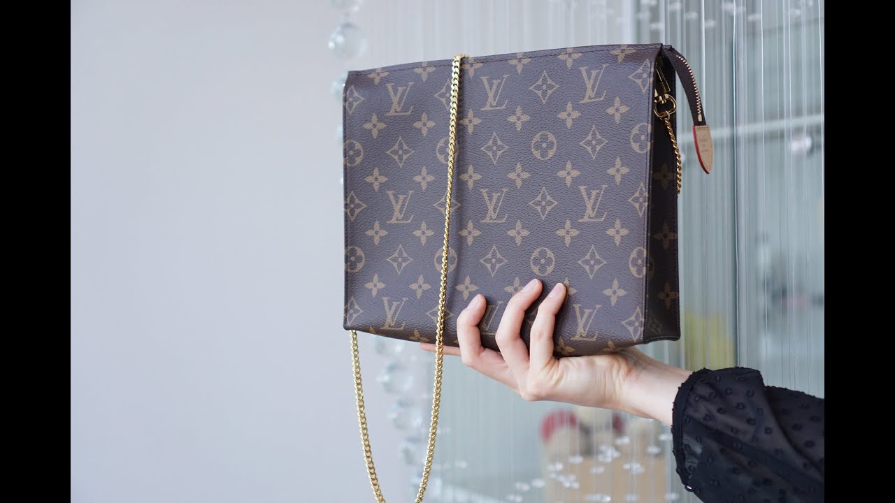キャリーバッグ取り付け可♡【LouisVuitton】オンサゴー♪ How to turn your Louis Vuitton Toiletry Pouch 26 into a