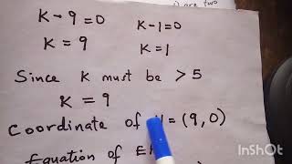 Coordinate Geometry 10: further maths ss1 3rd term