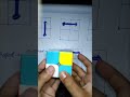 😱2/2 Rubik&#39;s cube solve 4 steps#short