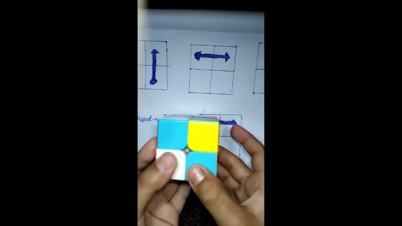  2 Rubik S Cube Solve 4 Steps Short