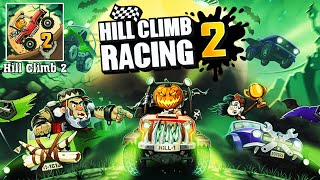 Прошел весь Halloween и ЗАБРАЛ ВСЕ НАГРАДЫ из кейсов - секреты прохождение игры Hill Climb Racing 2