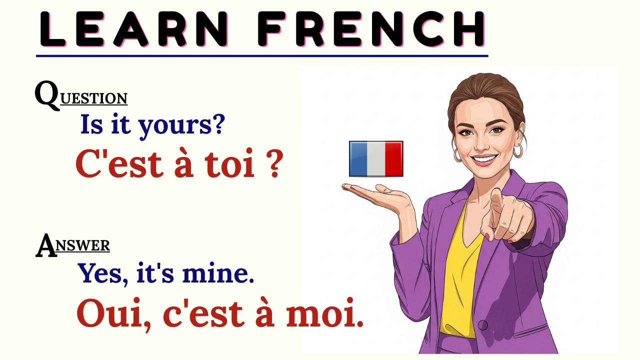 Essential French Conversations  & Phrases for Daily Use | Learn French | Apprendre le français