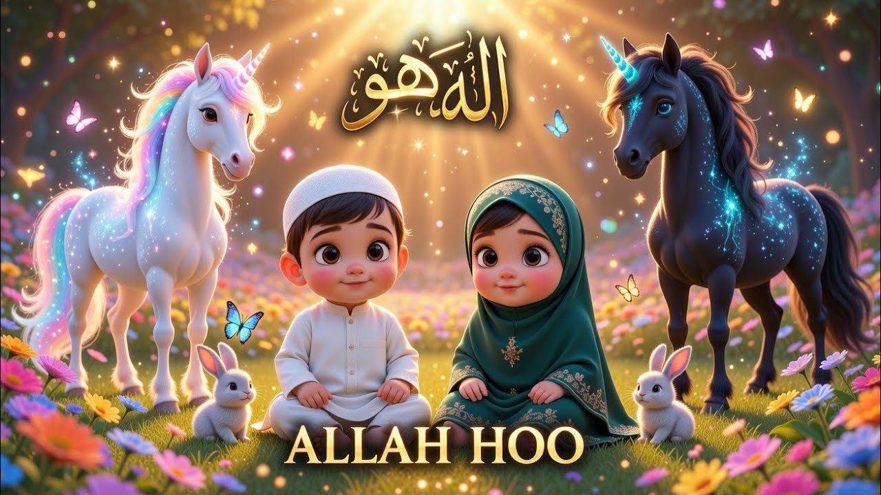 Allah Ho Allah Ho La Ilaha Illa Hoo | Deep Sleep Naat for Kids 🌙✨ Part 3
