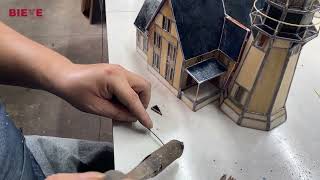 How BIEYE's Stained Glass Lighthouse Is Handmade