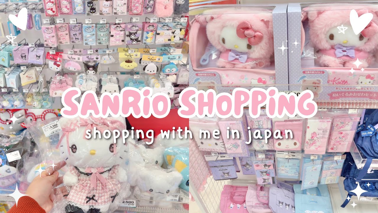 🎀🫧 Со мной в Японии на шопинг в Sanrio ♡ милые находки, плюшевые игрушки и многое другое