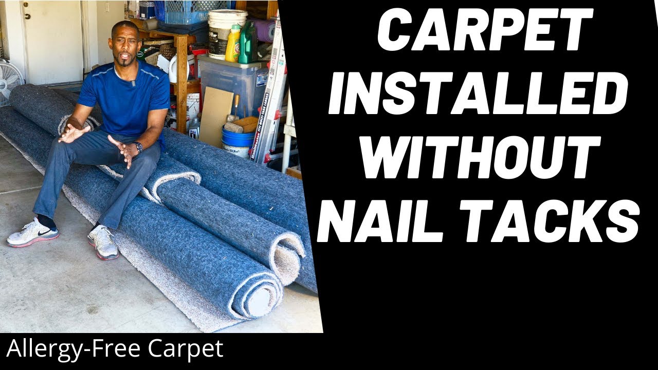 How Do You Install Carpet On Concrete Without Tack Strips?