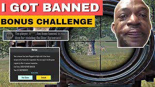 I Got *BANNED* In Solo BONUS CHALLENGE MATCH // 30UC Match // #MekZone Gaming #pubgmobile