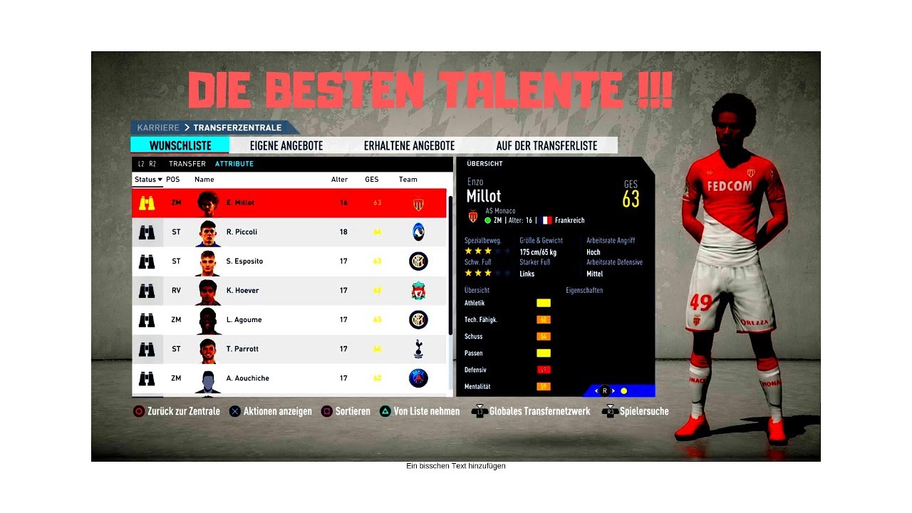 Die Besten Talente Fifa 20 Karrieremodus