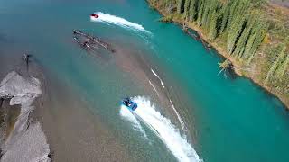 Jet Boating on North Saskatchewan River in September