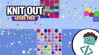 Knit Out Level 1185 | Walkthrough | No Boosters